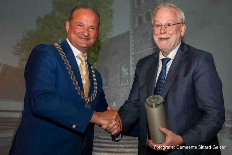 Erepenning van Sittard-Geleen voor Bert Kip