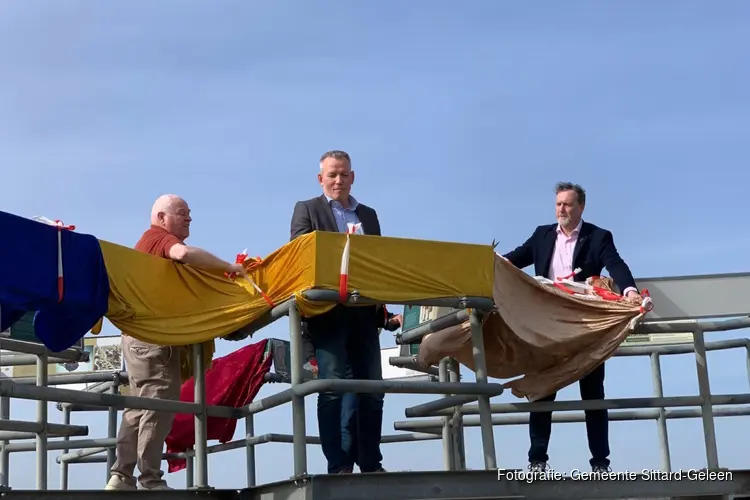 Romeinse soldaat opent Panaromaplatform Beegse Maasvallei
