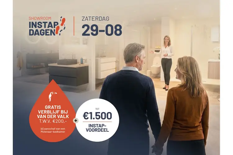 Badkamerspecialist Molenaar houdt Instapdagen in Geleen