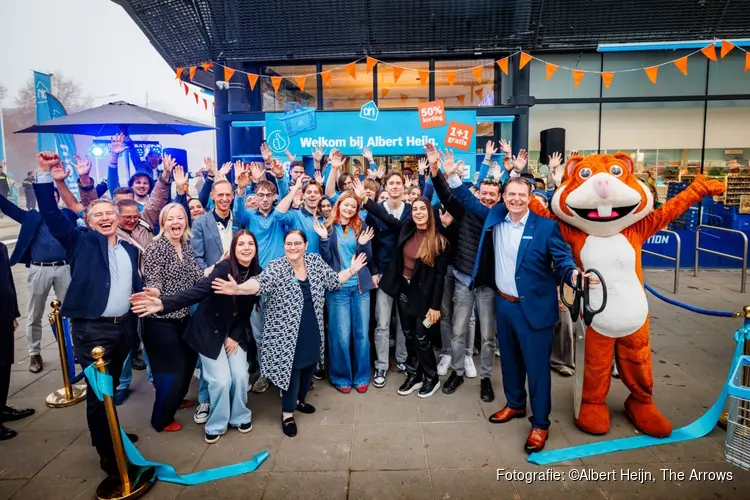 Drukte bij opening nieuwe Albert Heijn XL Jan Linders Sittard